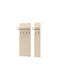 Lorfera 116 Hallway Furniture with Hanger Black 90x50x27cm