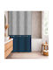 Guy Laroche Avene Fabric Shower Curtain with Grommets 180x185cm Denim