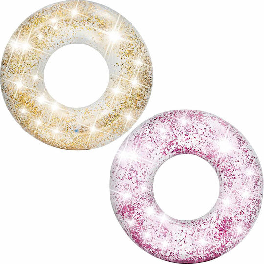 Intex Φουσκωτή Σαμπρέλα Θαλάσσης Ροζ με Glitter