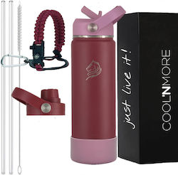 Cool'NMore Stainless Steel Thermos Bottle BPA F...