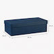 ForHome Κουτί για Δώρο Μπλε 30x20x60εκ.