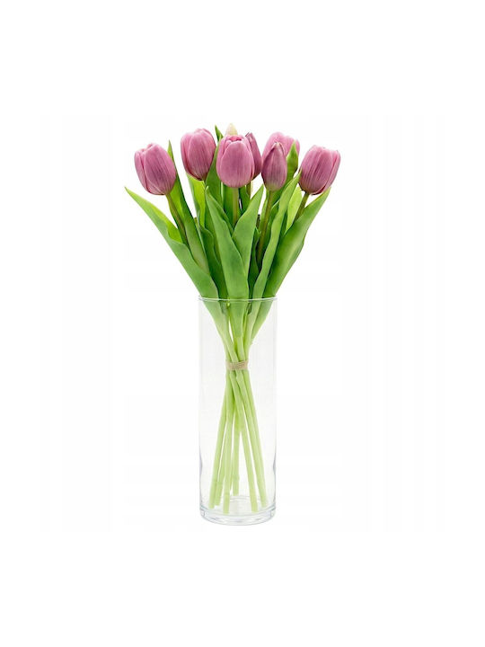 Μπουκέτο από Τουλίπα Μωβ 31cm Saska Garden