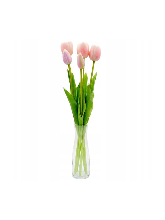 Bouquet of Pink Tulips 39cm Saska Garden