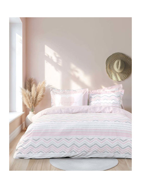 Nima Hamptons Tagesdecken Einzel Rosa 160x240cm