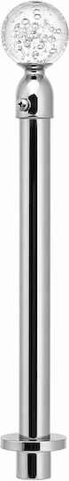 Ausziehbare Metallische Vorhangstange Einzeln Φ16mm 110-210cm Chrom