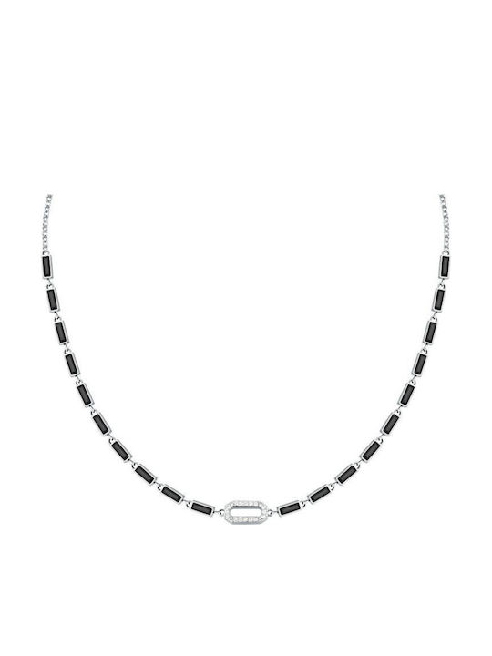 Karl Lagerfeld Necklace With Heart Design From Gold Plated Steel