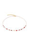 Coeur-de-lion Necklace From Pink Gold Plated Steel Pink
