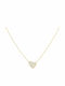 Ulysses Silber Ulysses Silber Halskette Vergoldetes Silber 925 Zirkon 45cm