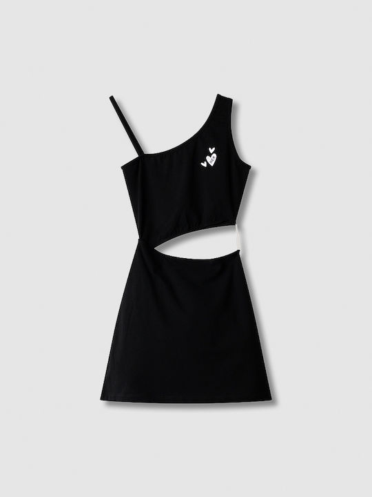 Nek Kids Wear Girls Sleeveless Black Dress