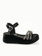 Platforms Greek Made Rhinestones Black