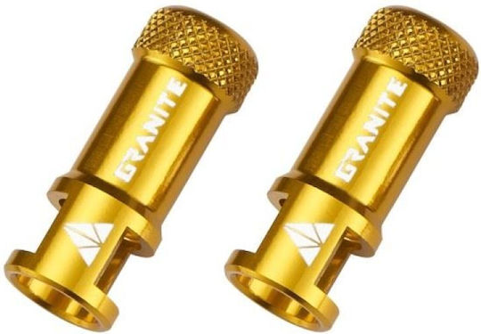 Granite Valve Caps Fv Juicy Gold Golden