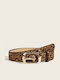 Wide Women's Brown Belt