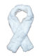 Women's Furry White Scarf