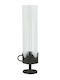 Artekko Metal Candle Holder in Black Colour 12.5x40x9.5cm