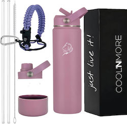 Cool'NMore Stainless Steel Thermos Bottle BPA F...