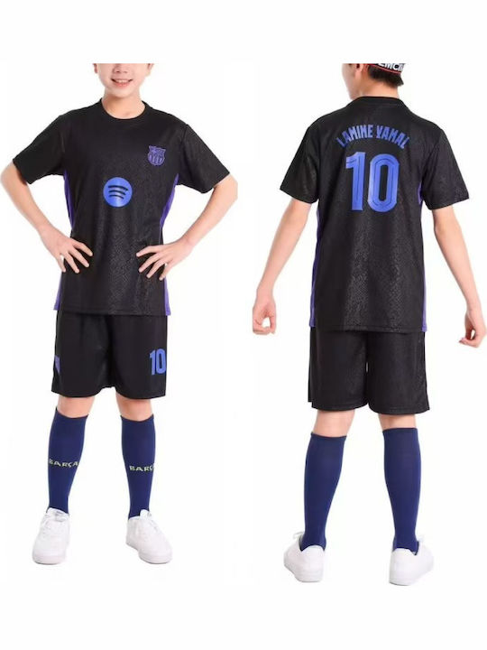 King Παιδικό Σετ Εμφάνισης Ποδοσφαίρου Yamal Black 2026 Away