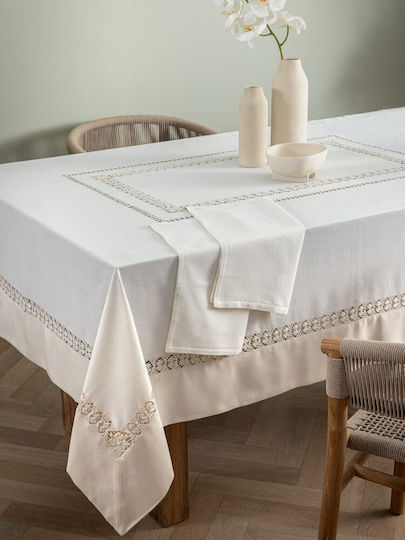 Palamaiki Set Față de Masă Vl107 Vintage Beauty 180x180 cm