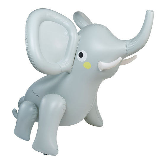 Sunnylife Надуваема Водна Играчка Giant Sprinkler Eli Elephant Сива