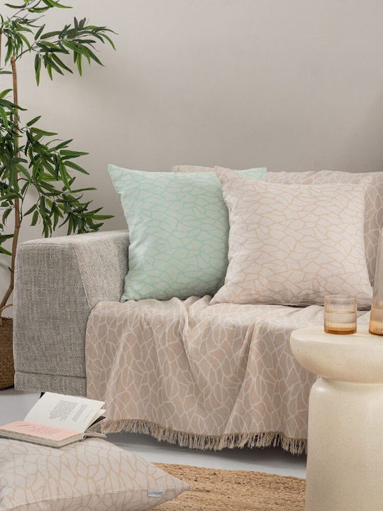 Palamaiki Decorative Pillow Case Mena Aqua 55x5...