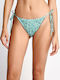 Bikini Slip with Laces Turquoise FBL013 122 16B Green Lake
