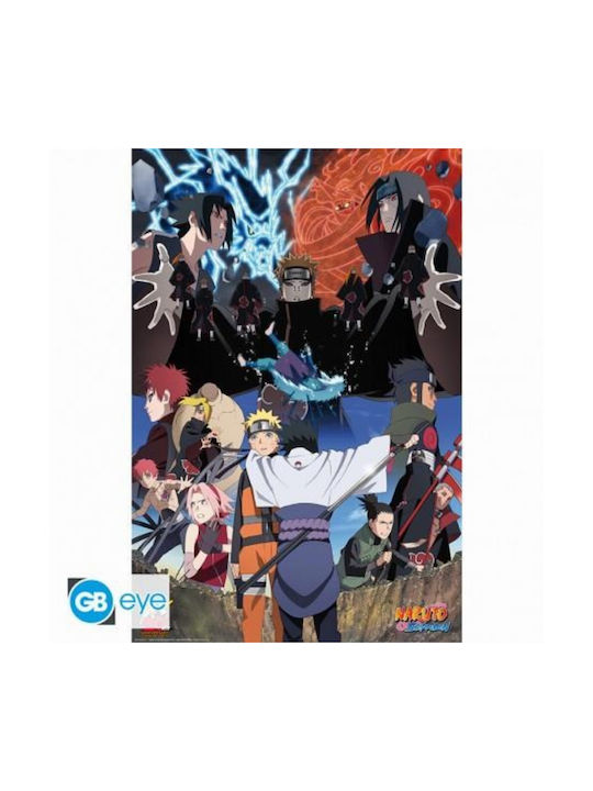 Naruto Shippuden Poster Maxi 91,5x61 Rivalen