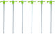 Tent Pegs 19cm Set 6 Pcs Metal Plastic Camp Active