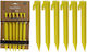 Cuiere Pentru Cort 23cm Set 6 Bucăți Plastic Redcliffs