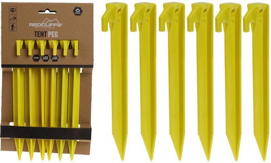 Cuiere Pentru Cort 23cm Set 6 Bucăți Plastic Redcliffs