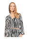 Gisela Women's Beachwear Top Black-Ivory