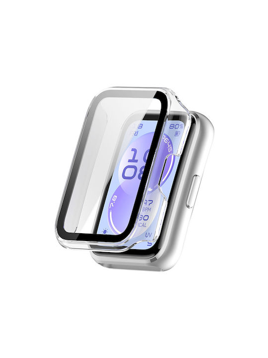 Techsuit Defense360 Pro Πλαστική Θήκη με Τζαμάκι σε Διάφανο χρώμα για Huawei Band 11 Techsuit Defense360 Pro Πλαστική Θήκη με Τζαμάκι σε Διάφανο χρώμα για Huawei Band 11