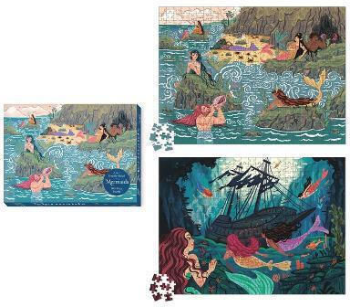 Mermaids 2-in-1 Double-sided 500-piece Puzzle Adult Mermaids 2-in-1 Double-sided 500-piece Puzzle Adult