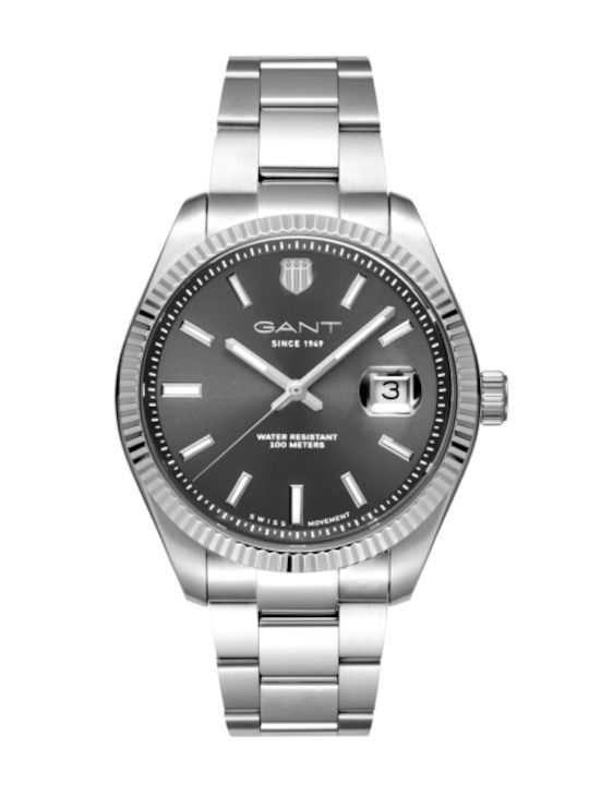 Gant Prestige Men's Watch 40.5mm Battery with Silver Stainless Steel Bracelet