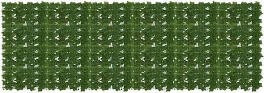 vidaXL Künstliche Pflanzen Klappbare Balkonbildschirm Grüne Blätter 300 x 100 cm