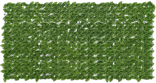 Vidaxl Folding Balcony Screen Leaves Green Yellow