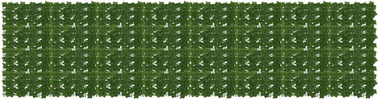 vidaXL Künstliche Pflanzen Balkonbildschirm Grüne Blätter 400 x 100 cm