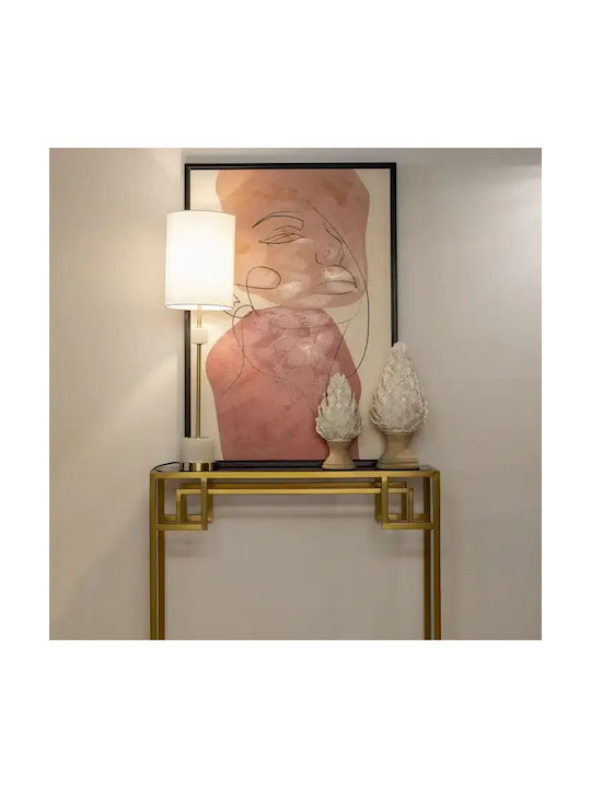 COSMOLight Table Lamp for E27 Fitting with White Shade and Base