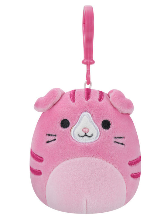 Squishmallows Λουτρινο Μπρελοκ 9 Εκ W11 Geraldine Scottish Fold Cat #jwsq2767