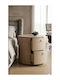 Wooden Brown Bedside Table 50x50x50cm