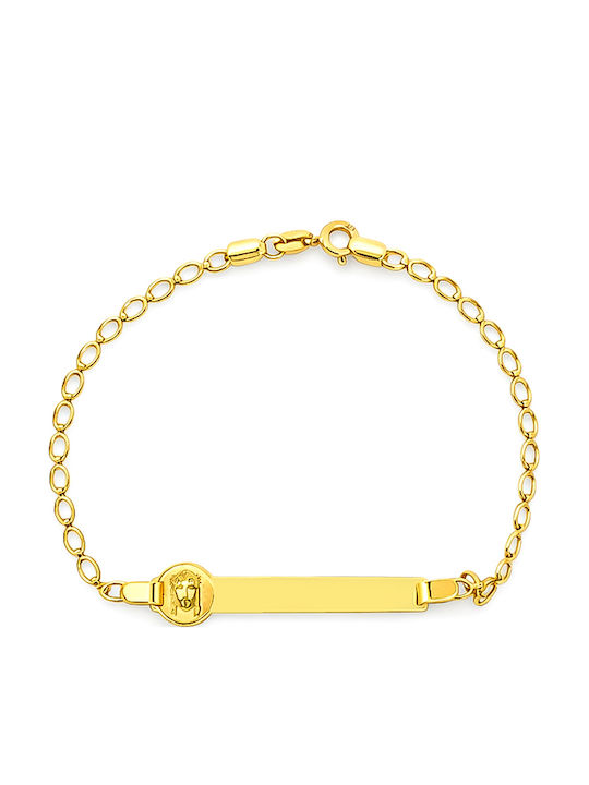 Daskalakis Kinderarmband Identität aus 9K Gold