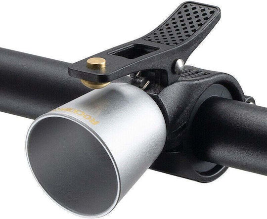 Rockbros Bicycle Bell Aluminum Silver Gray Silver