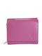 Small Leather Women's Wallet with RFID Green