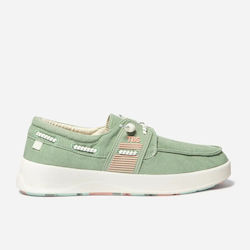 TBS Mocasini Dama Boat Shoes Verde