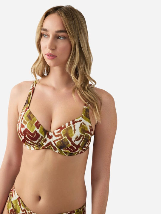 Minerva Bikini Σουτιέν Khaki Ethnic Minerva Bikini Σουτιέν Khaki Ethnic