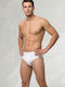 Men's Slip White Printed