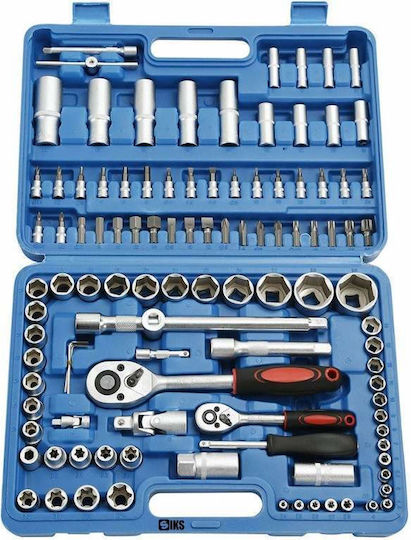 Ratchet Socket 1\2" & 3\8" & 1\4" 108 Pieces