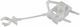 Clip Fiat Doblo Mechanical Window Regulator Left