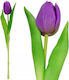 Purple Tulip 31cm Life-like Spring Decoration Violet
