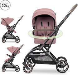 Lorelli Makaya Reversible Baby Stroller Suitable for Newborn Pink 9.15kg Lorelli Makaya Reversible Baby Stroller Suitable for Newborn Pink 9.15kg