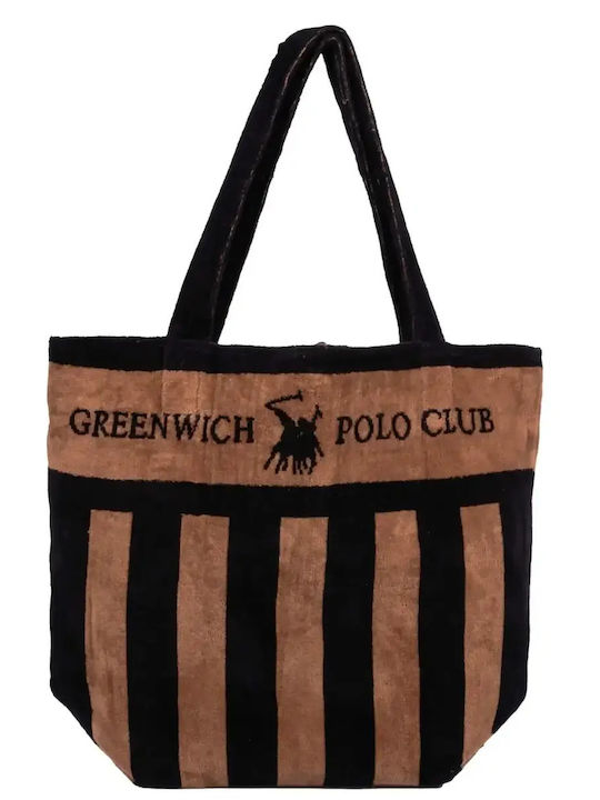 Greenwich Polo Club Υφασμάτινη Τσάντα Θαλάσσης Καφέ