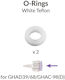 Gaahleri Ανταλλακτικά White O-rings Αερογράφους Ghad-39/ghad-98 D